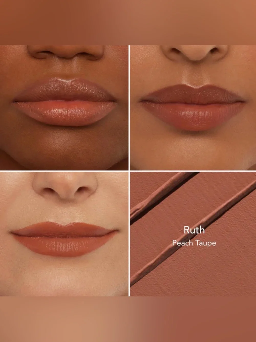 Thrive Impact Full Semi Permanent Smoothing Lipstick Ruth (Peach Taupe) NIB